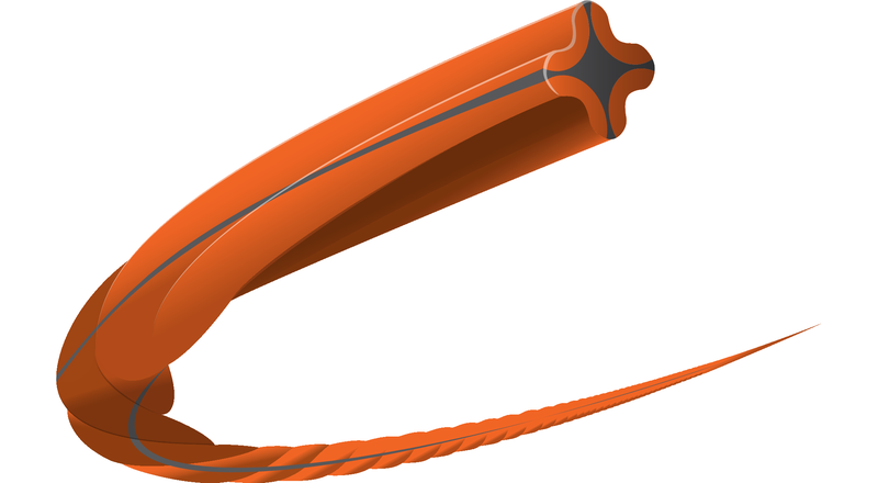 Vyžínací struna Husqvarna Whisper Twist; 3,0mm; 210m