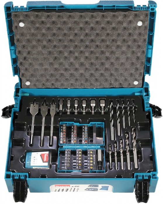Sada bitů a vrtáků 66ks MAKITA B-43044