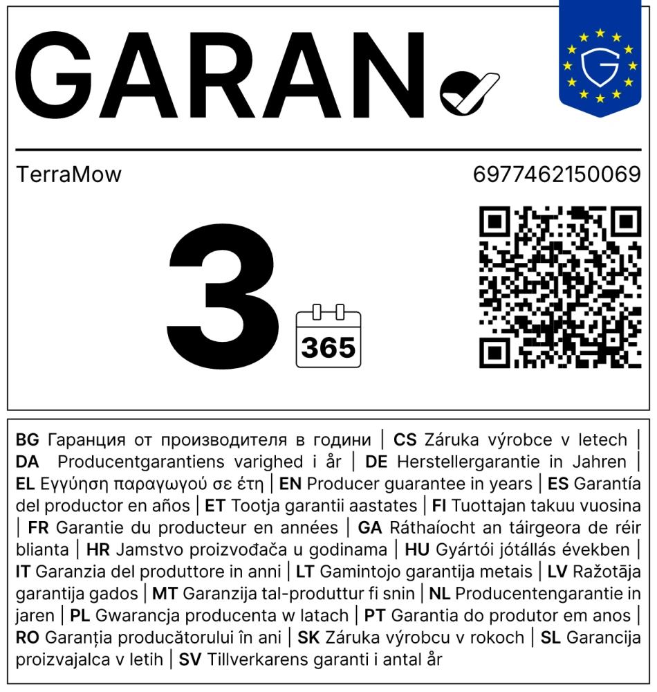 Sada náhradních nožů TerraMow - 27 ks
